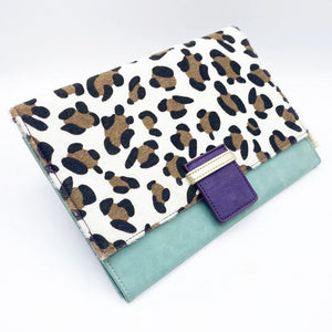 Animal Print Purple Leopard Travel Wallet - BouChic 