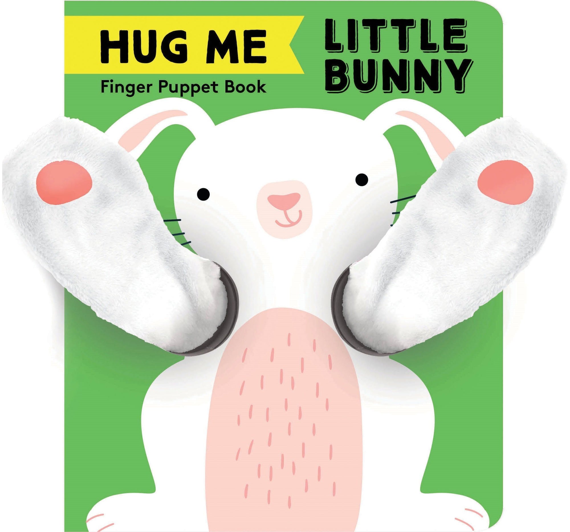 Hug Me Little Bunny Finger Puppet Book - BouChic 