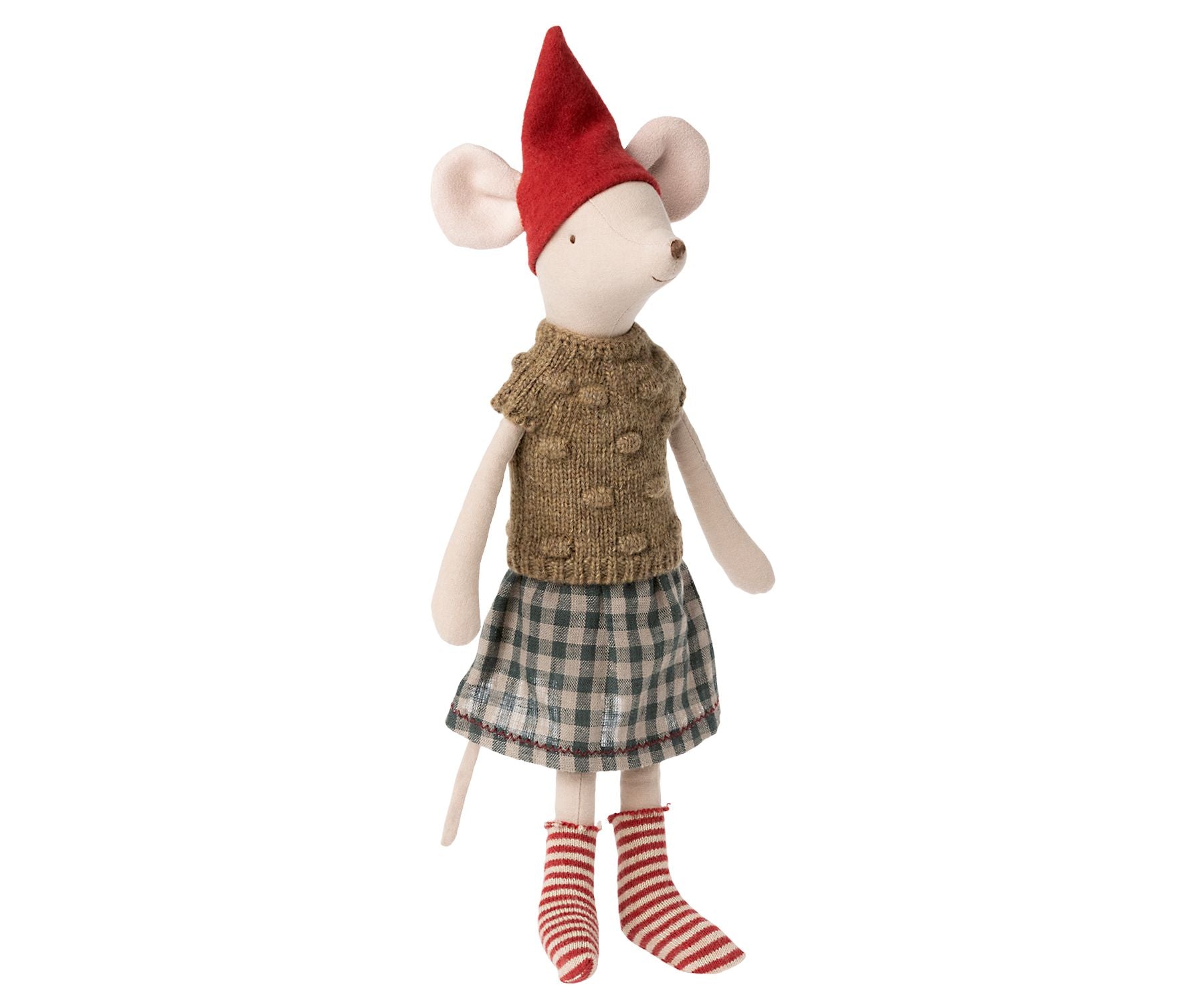 Maileg Christmas Mouse Medium Girl - BouChic 