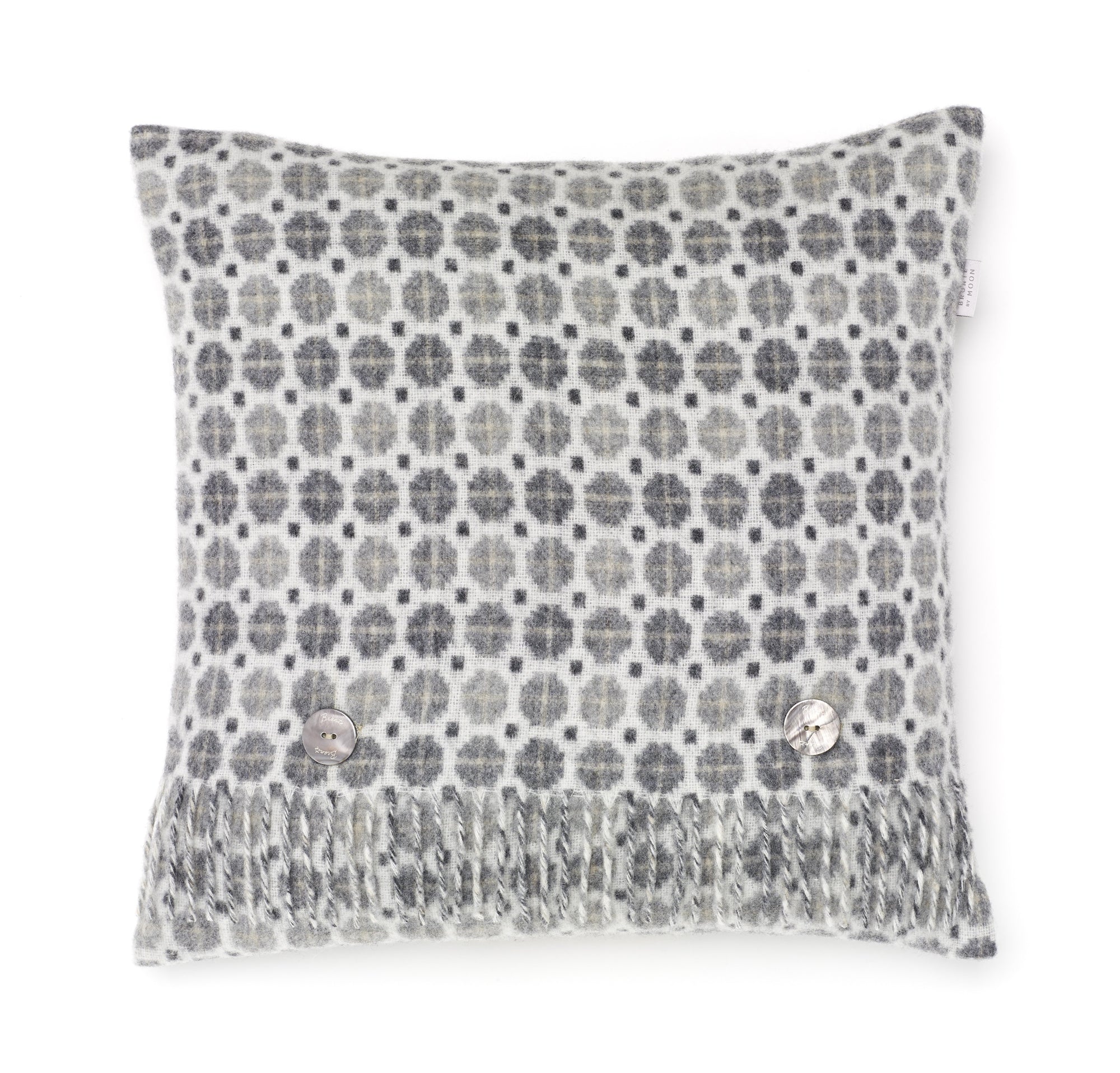 Milan Merino Wool Cushion Grey - BouChic 