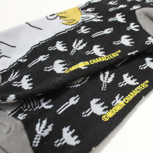 Moomin Black Printed Socks - BouChic 