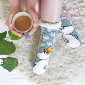 Moomin Slipper Socks Floral Design - BouChic 