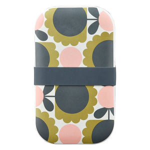Orla Kiely Bamboo 2-Tier Lunch Box - Scallop Flower Forest - BouChic 