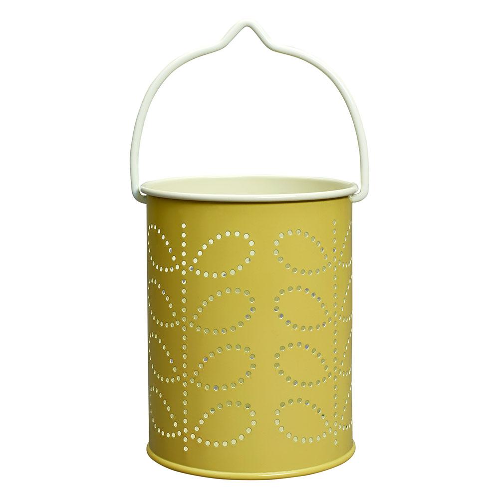Stem Print Tea Light Lantern in Lemon Yellow - BouChic 