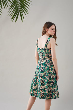 Tropical Toucans Print Pippa Dress - BouChic 