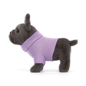 Jellycat Purple Sweater French Bulldog