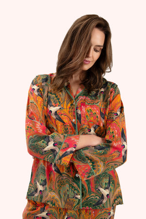 Powder Marbled Swallows Pyjamas