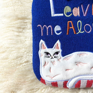 Catnip Hot Water Bottle 'Leave Me Alone' - BouChic