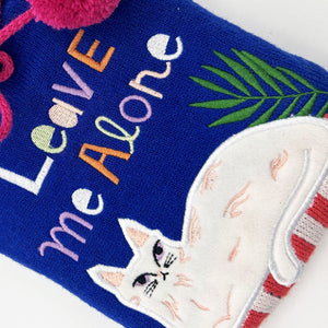 Catnip Hot Water Bottle 'Leave Me Alone' - BouChic