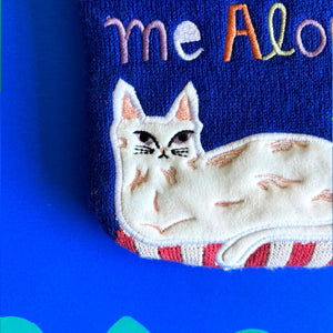 Catnip Hot Water Bottle 'Leave Me Alone' - BouChic