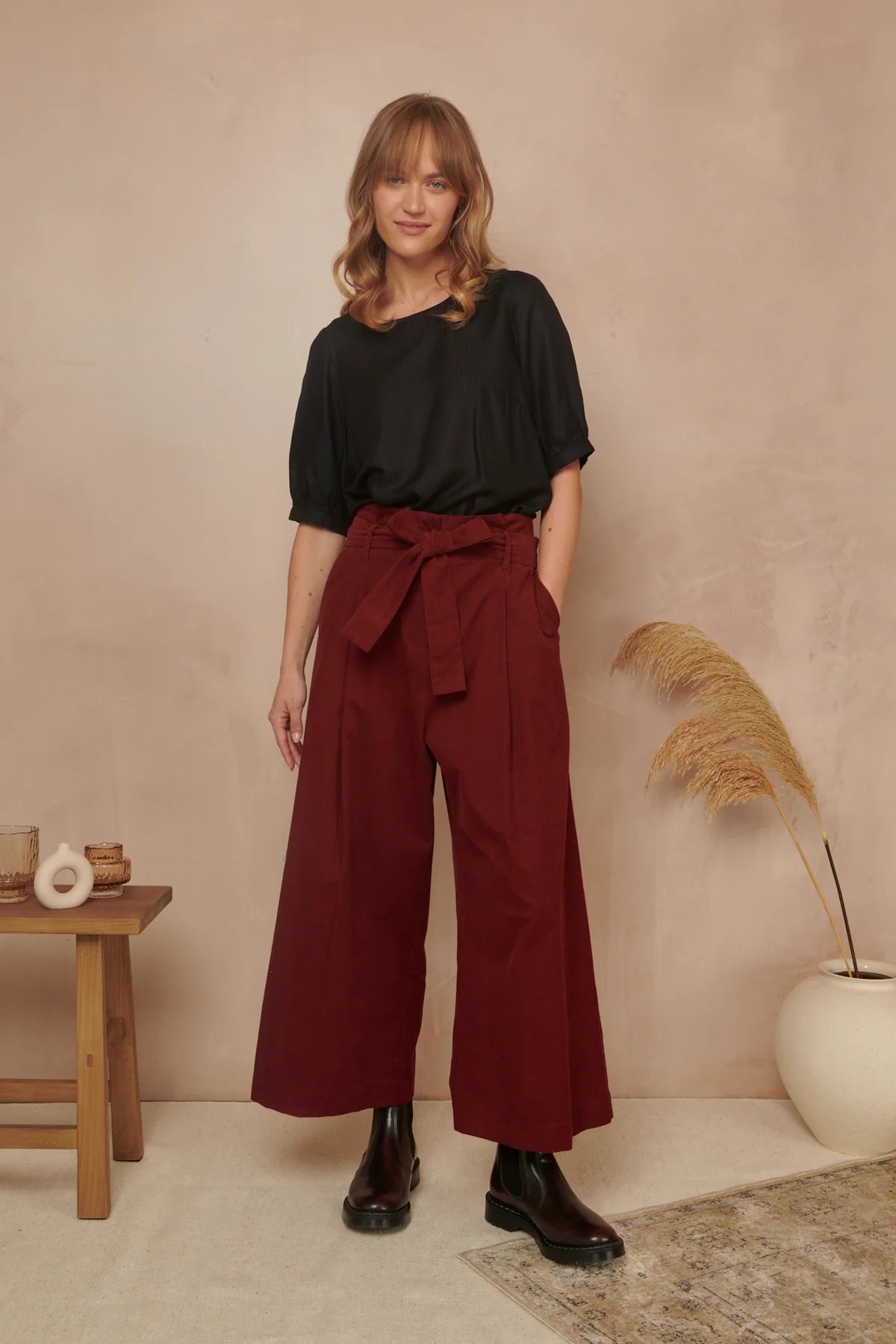 Emily & Fin Gilda Needlecord Trousers - BouChic 