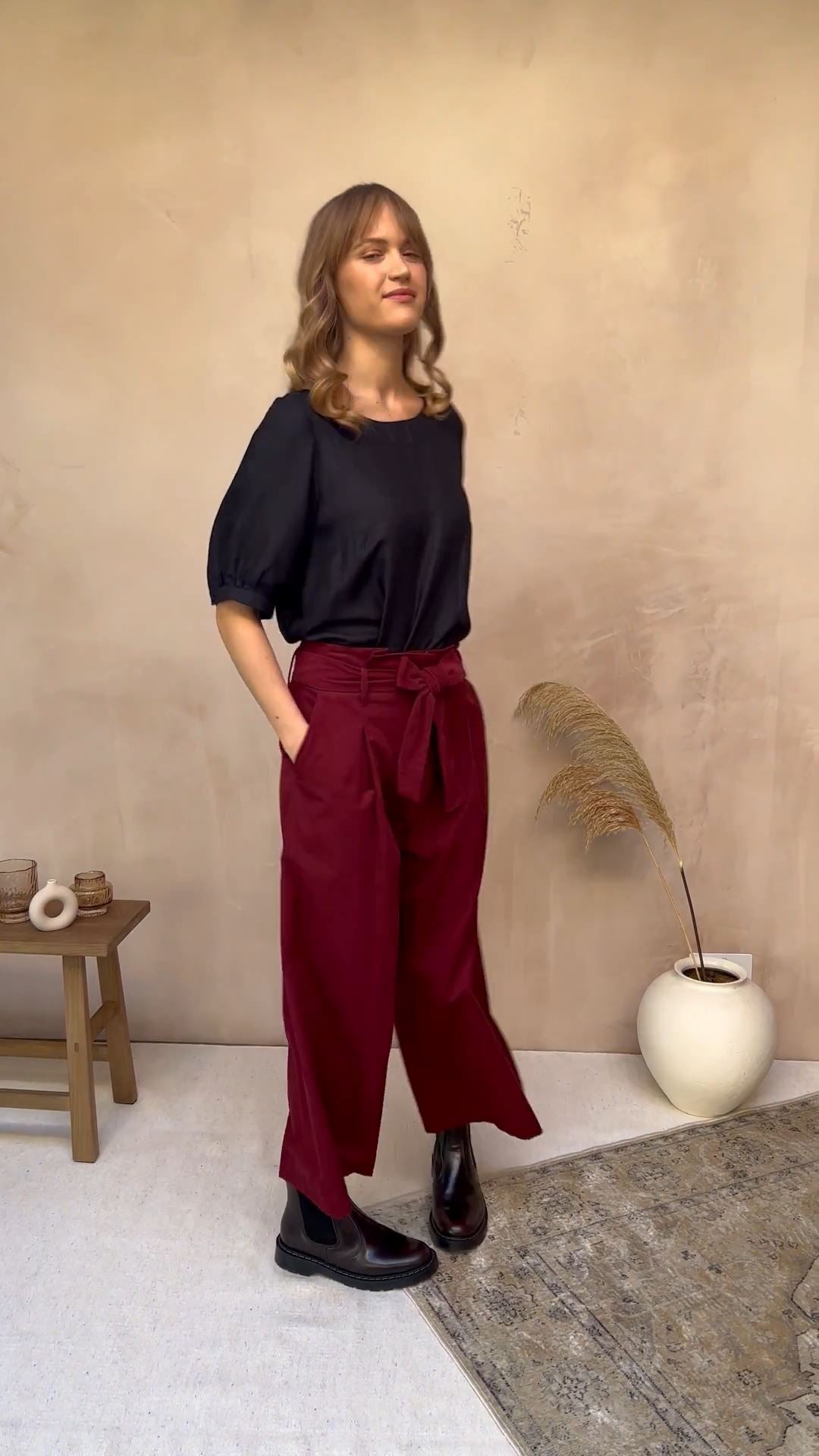 Emily & Fin Gilda Needlecord Trousers - BouChic 