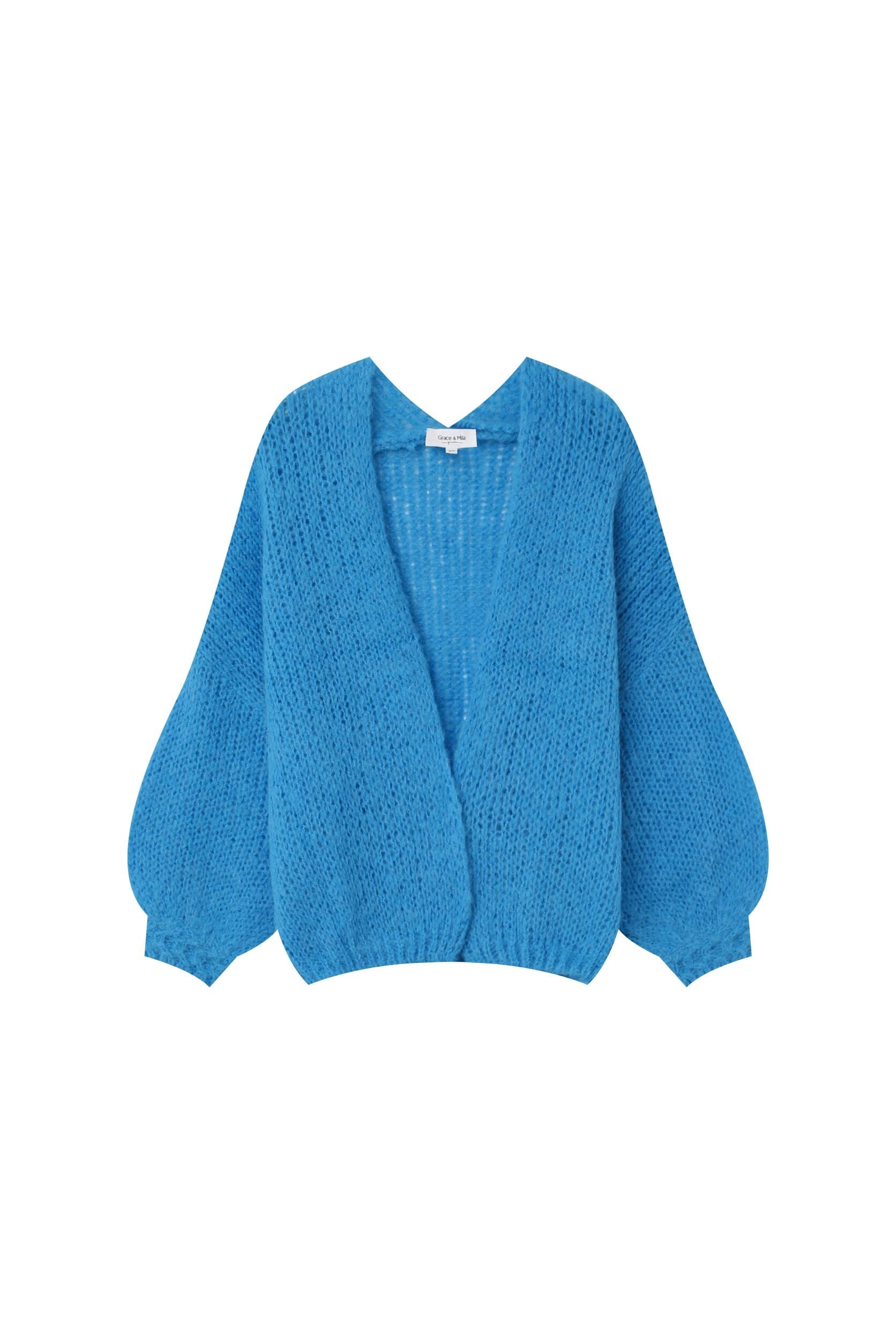 Grace & Mila Gabriel Cardigan Blue - BouChic
