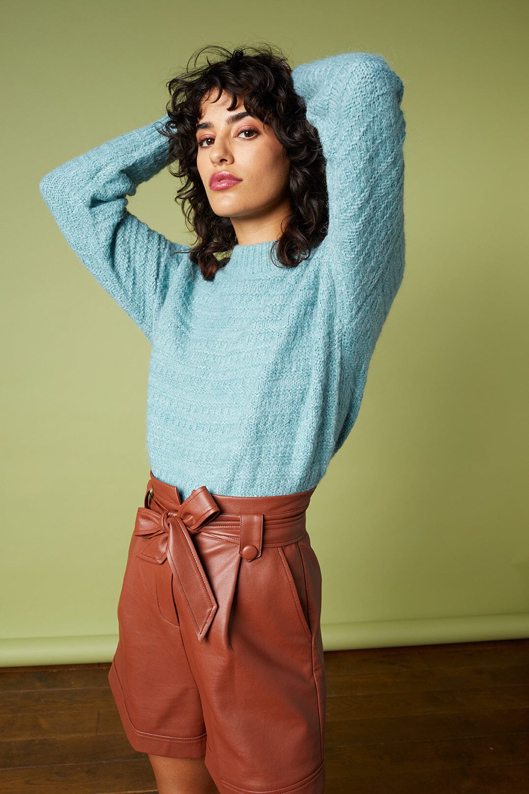Grace & Mila Hayan Pullover - Jade Green - BouChic 