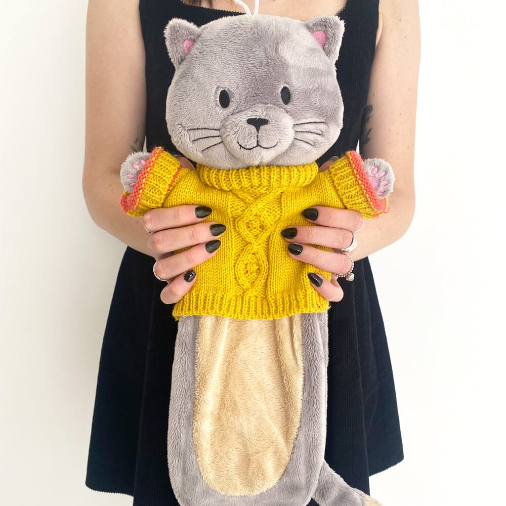 Hot Water Bottle Cat In Jumper - BouChic