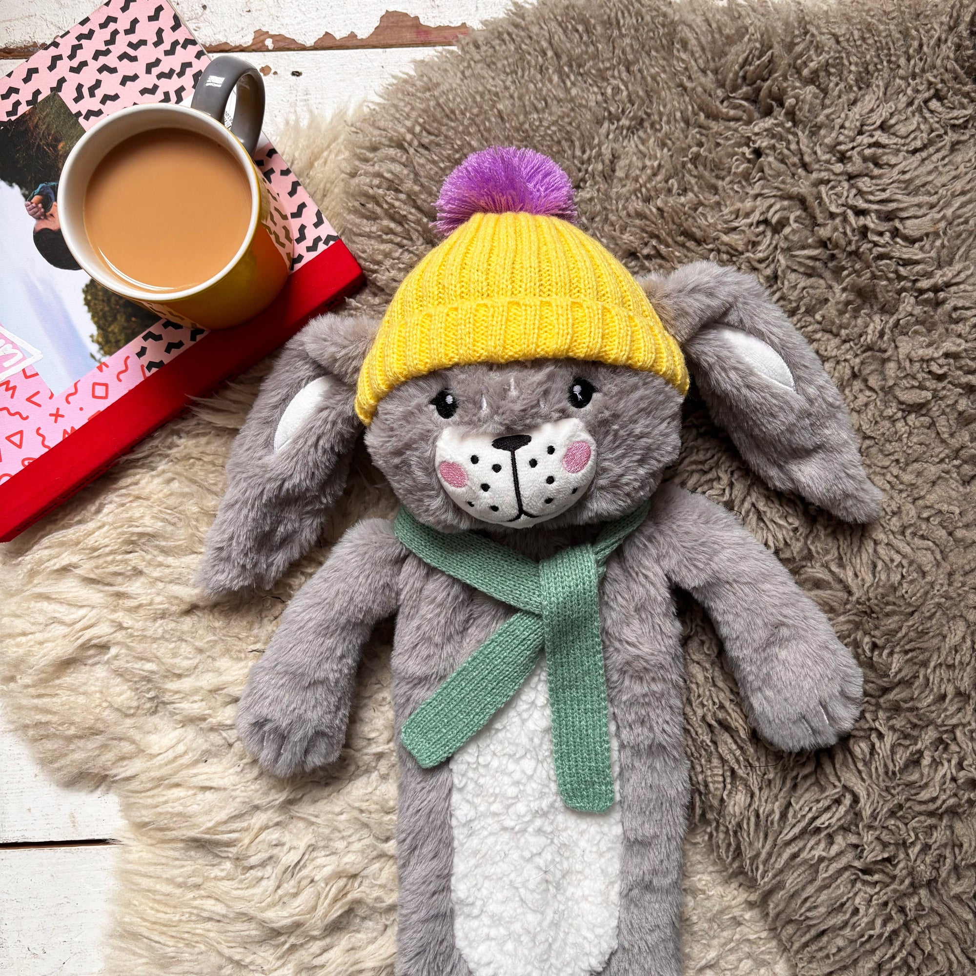 House of Disaster Hot Water Bottle Rabbit Scarf/Hat Hot Water Bottle BouChic 