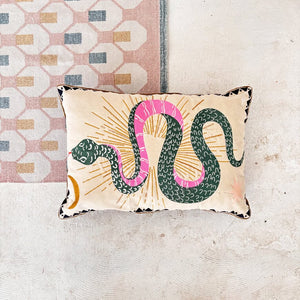 Inked Snake Cushion Cushion BouChic 