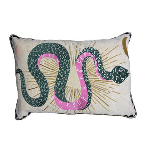 Inked Snake Cushion Cushion BouChic 