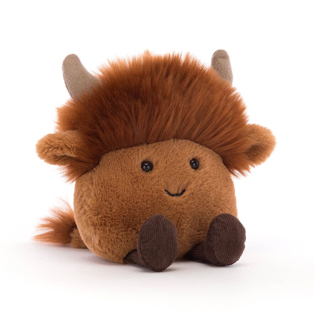 Jellycat Amuseabean Highland Cow - BouChic 