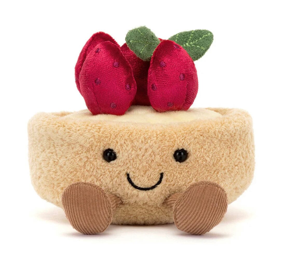 Jellycat Amuseables Fleurette Tarte Aux Fraises - BouChic