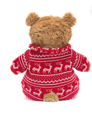 Jellycat Bartholomew Bear Winter Bedtime Pyjamas - BouChic 