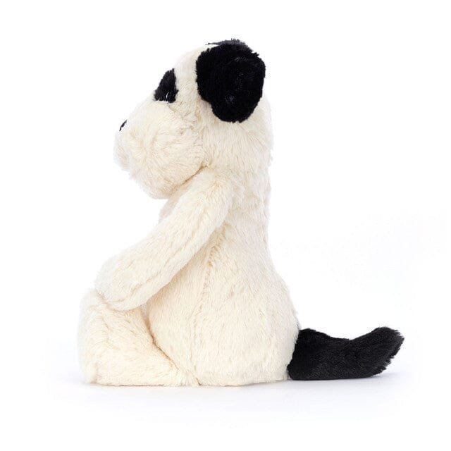 Jellycat Bashful Black/Cream Puppy Dog - BouChic