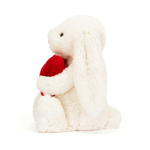 Jellycat Bashful Bunny Red Love Heart - BouChic 