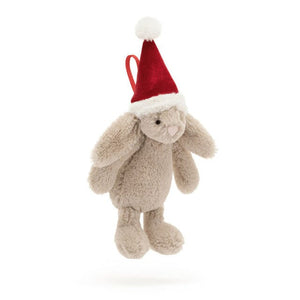 Jellycat Bashful Christmas Bunny Decoration - BouChic 