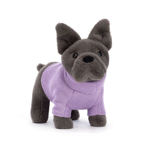 Jellycat Purple Sweater French Bulldog - BouChic 