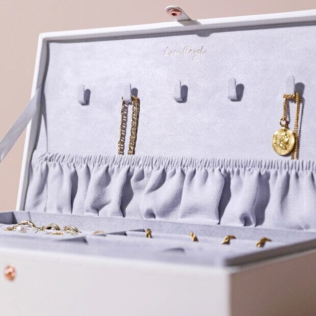 Lisa Angel White Jewellery Case Large - BouChic