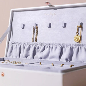 Lisa Angel White Jewellery Case Large - BouChic