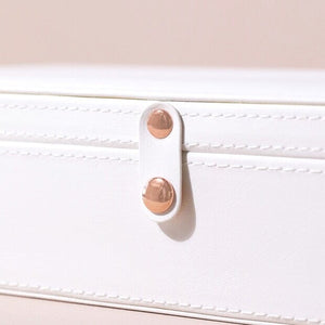 Lisa Angel White Jewellery Case Large - BouChic