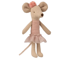 Maileg Ballerina Little Sister Mouse Pink - BouChic