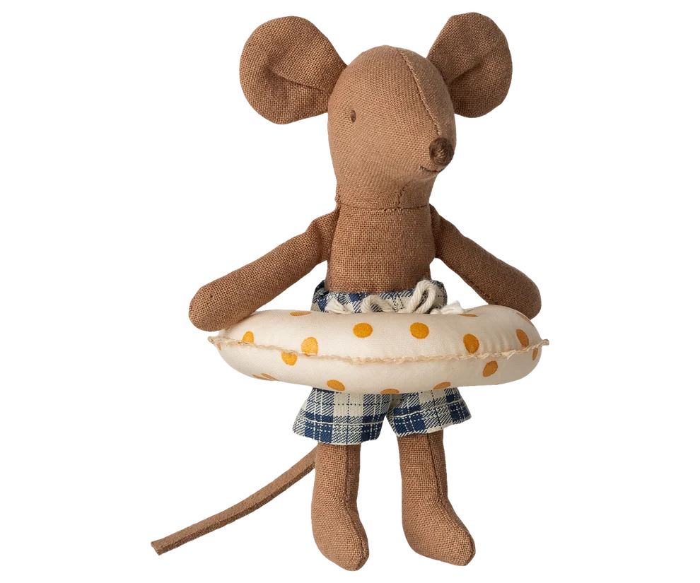 Maileg Beach Mouse with Float Little Brother - BouChic