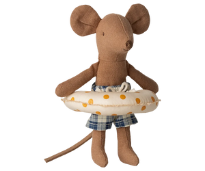 Maileg Beach Mouse with Float Little Brother - BouChic