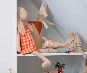 Maileg Bunny Size 5 Checked Dress Orange-Red Activity Toy BouChic | Homeware, Fashion, Gifts, Accessories 