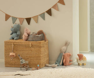 Maileg Carry Cot Large Blue Activity Toy BouChic | Homeware, Fashion, Gifts, Accessories 