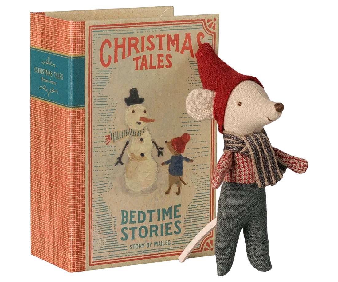Maileg Christmas Book Little Brother Activity Toy BouChic | Homeware, Fashion, Gifts, Accessories 