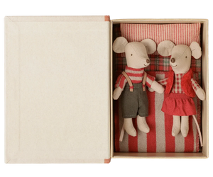 Maileg Christmas Book with Twin Mice Little Sister & Little Brother Activity Toy BouChic | Homeware, Fashion, Gifts, Accessories 