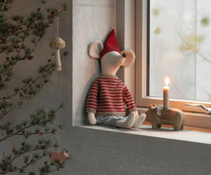 Maileg Christmas Mouse Maxi Boy 2025 Activity Toy BouChic 