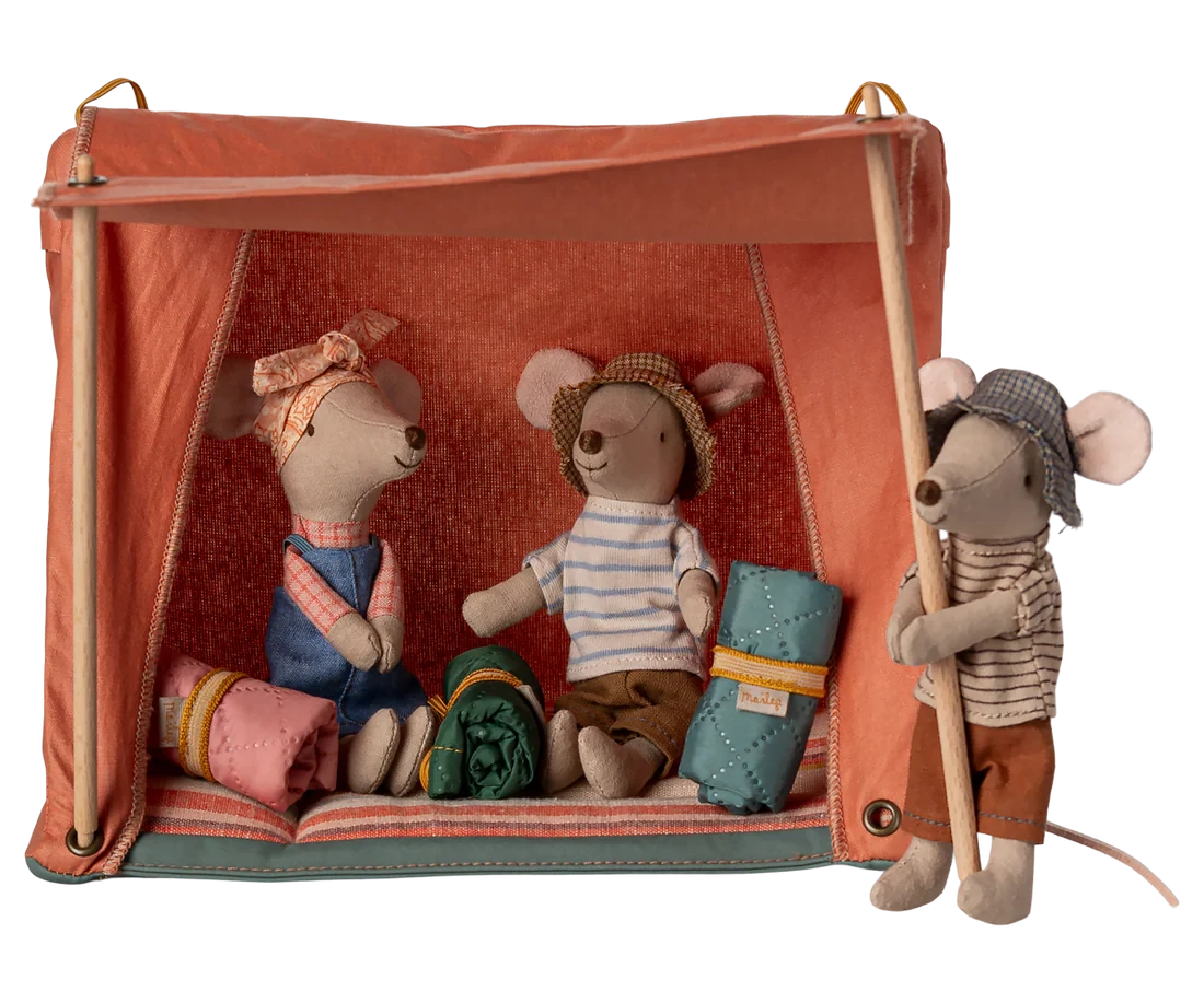 Maileg Happy Camper Tent Mice - BouChic