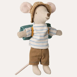 Maileg Hiker Mouse Big Brother Toy BouChic 