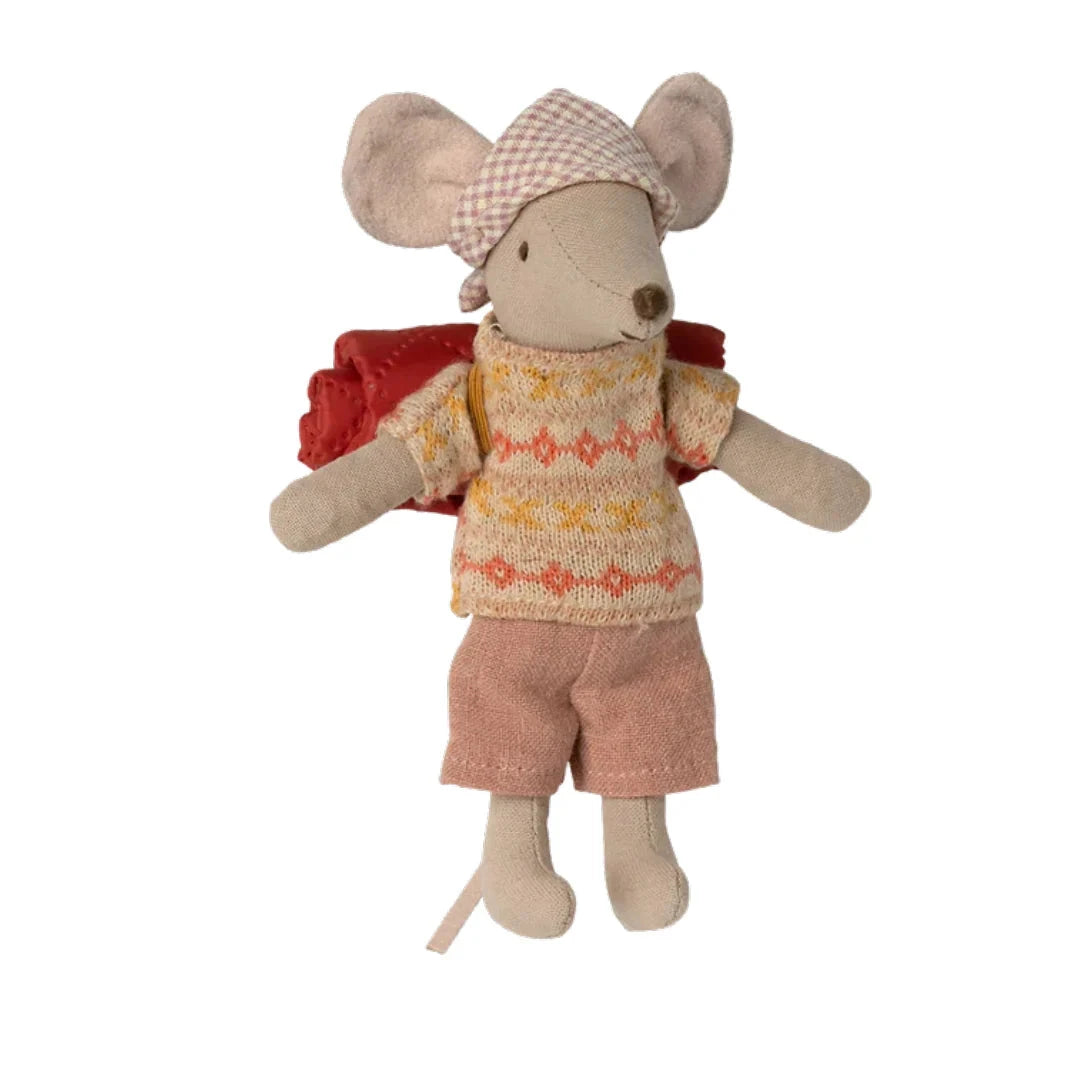 Maileg Hiker Mouse Big Sister Toy Bouchic 