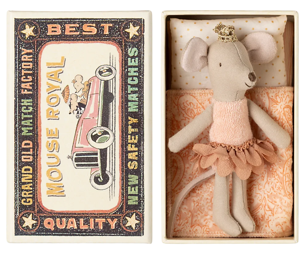 Maileg Little Princess Mouse in Matchbox - BouChic