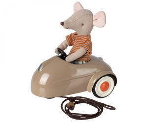 Maileg Mouse Car Light Brown - BouChic