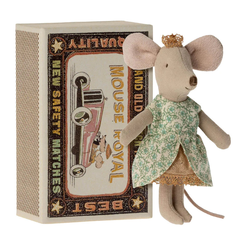 Maileg Princess Mouse Little Sister in Matchbox - BouChic 
