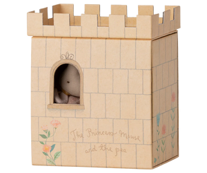 Maileg Princess & The Pea - Big Sister Mouse in Castle - BouChic 