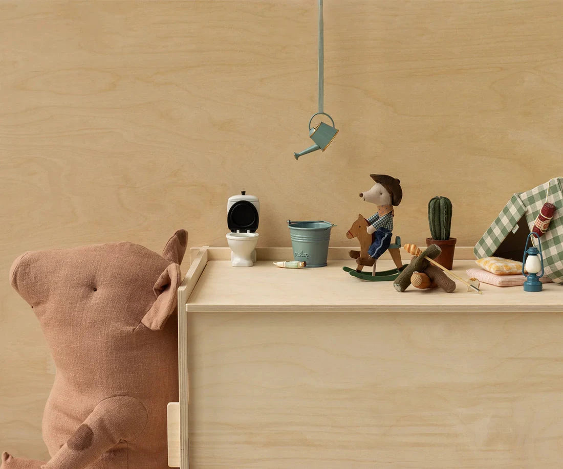 Maileg Rocking Horse Cowboy Mouse Little brother - BouChic