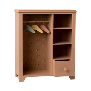 Maileg Wardrobe Large Dark Powder Pink wardobe BouChic 