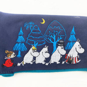 Moomin Blue Forest Family Gloves - BouChic 